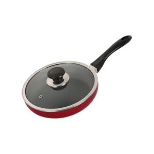 Topper Non-stick Glamour Fry Pan With Lid 22 CM – Red