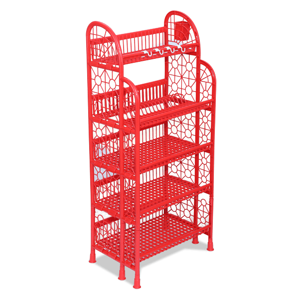 Standard Kitchen Rack 5 Step - Red