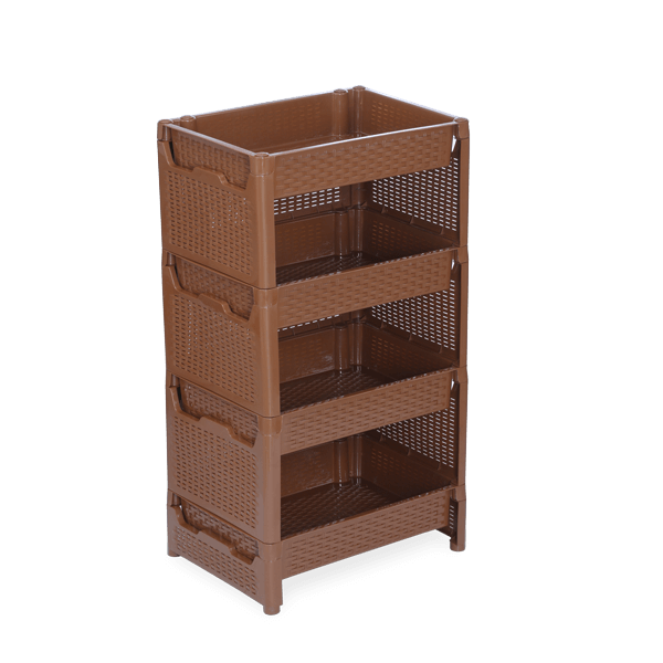 Cane Fence Rack 4 Step – Eagle Brown