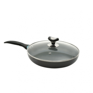 Topper Nonstick Glamour Fry Pan with Lid 30 CM – Gray