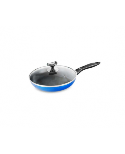 Topper Nonstick Elegant Fry Pan With Lid 22 CM – Blue