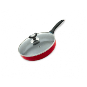 Vision Nonstick Glamour Fry Pan with Lid 26 CM – Maroon
